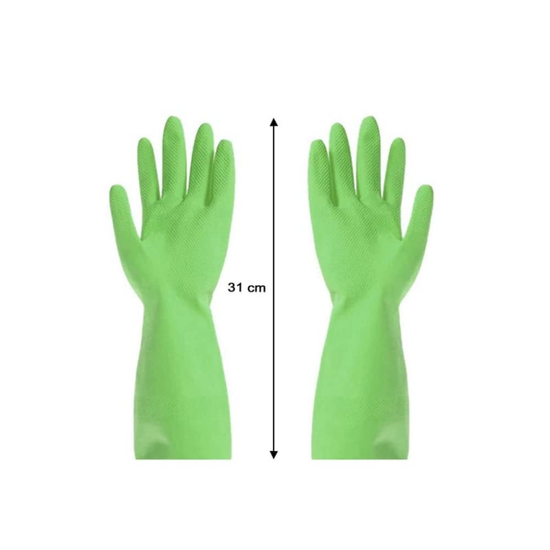 KBA Brothers Multipurpose NonSlip Rubber Reusable Gardening Dishwashing Scrubbing Cleaning Gloves Pack Of 1  - Image 5