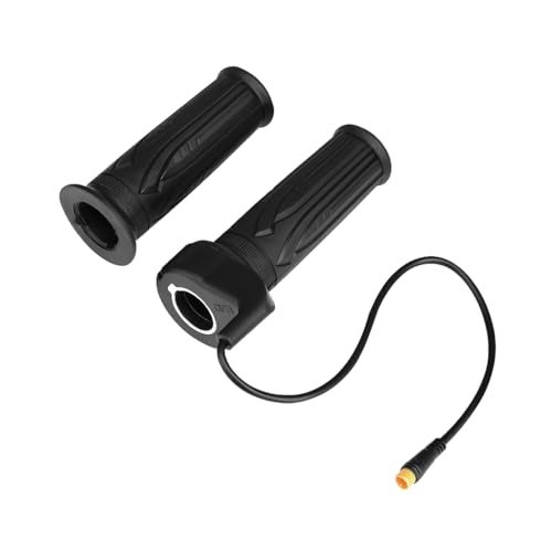 HZEL Ebike Throttle Grip 1 Pair 20X 3 Pin Waterproof Electric Bicycle Full Twist Throttle Accelerator Handlebar Grip Scooter Speed Controller Handle Universal for EBike Motorcycle - Image 1