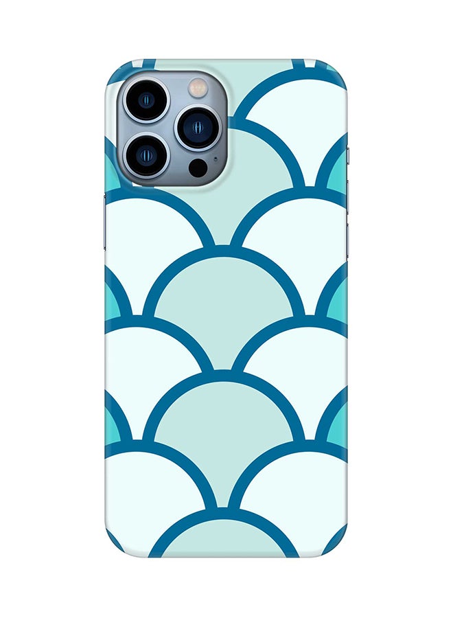 Case for Apple iPhone 14 Pro Max Slim Snap Classic Series Mobile Cover Hard PC Shield Matte Finish Print - Fish Scales