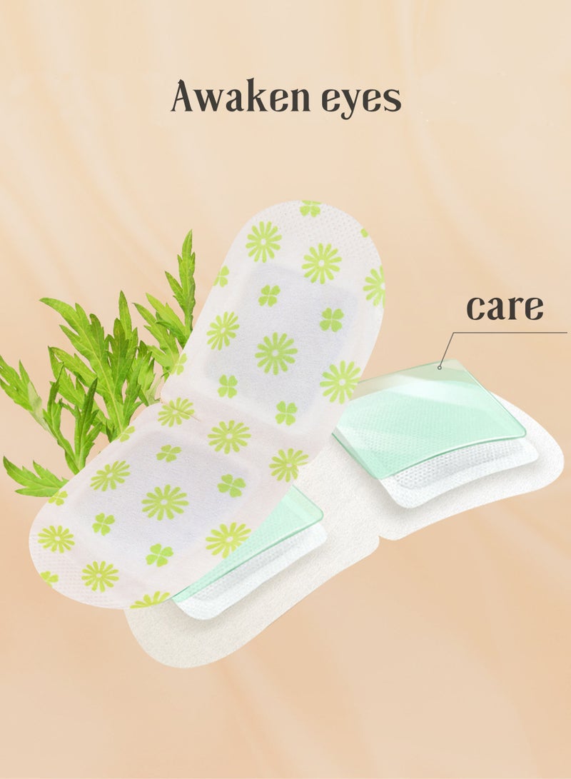 Ocean 5 pieces of heated steam eye mask, hot pressed steam eye mask to remove dark circles under the eyes, relieve fatigue, sleep mask (mugwort fragrance)  - Image 4