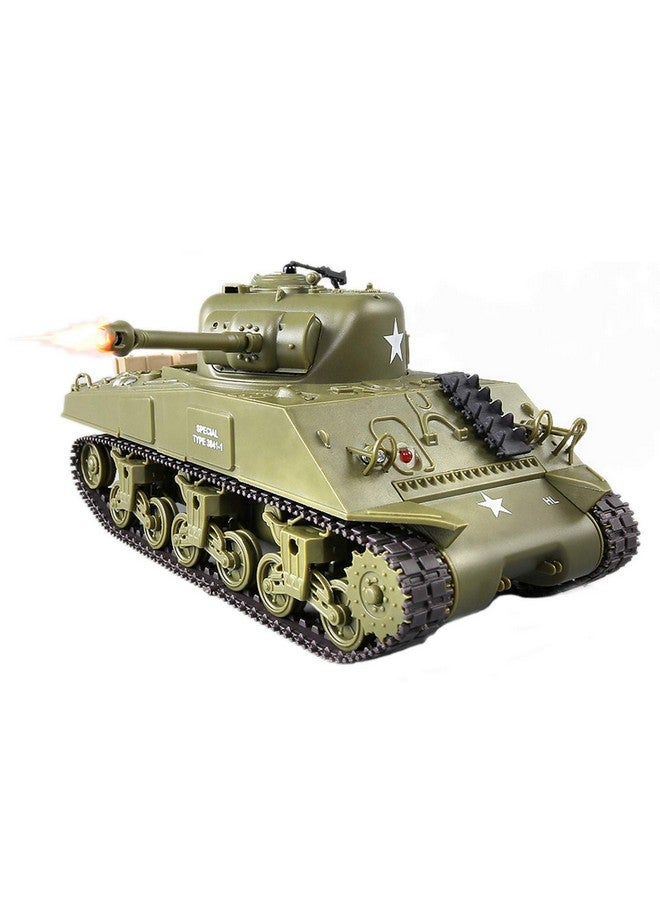 بوكو ديفو نموذج مركبة عسكرية بمقياس 1/30 من دبابة بوكو ديفو شيرمان M4A3 الأمريكية متوسطة الحجم، تعمل بالتحكم عن بُعد بالأشعة تحت الحمراء، بتردد 2.4 جيجاهرتز، مزودة بخاصية الصوت والضوء - Image 2