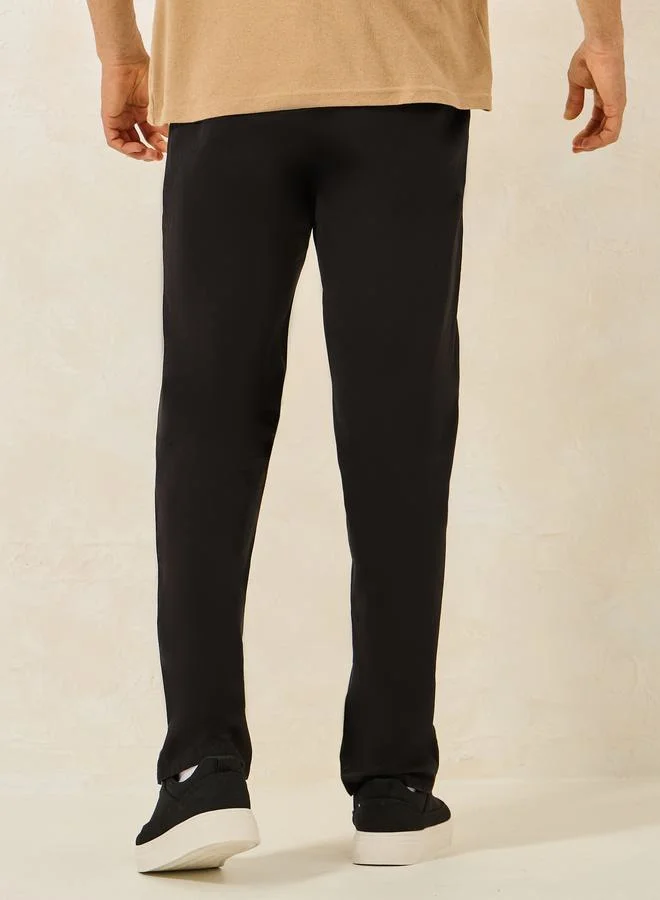 Styli Pocket Panel Relaxed Fit Cotton Chino