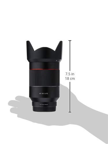 Samyang SYIO3514-E AF 35mm f1.4 Full Frame Lens for Sony E/FE Mount Cameras - Auto Focus, Wide Angle, Fast F1.4 Aperture, Quiet Internal Focusing, Ultra Multi-Coating (Black) - Image 3