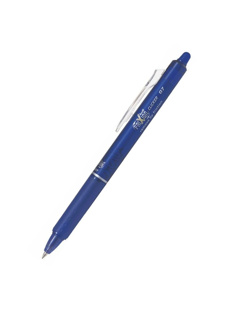 PILOT 6-Piece Frixion Clicker Erasable Ball Pen 0.7mm Tip Blue Ink  - Image 2