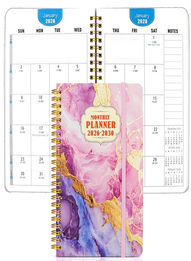 Aosemili 5-Year Monthly Planner 2026-2030, A5 Size, 60-Month Calendar with To-Do List, Spiral Bound Writing Plannner - Image 1