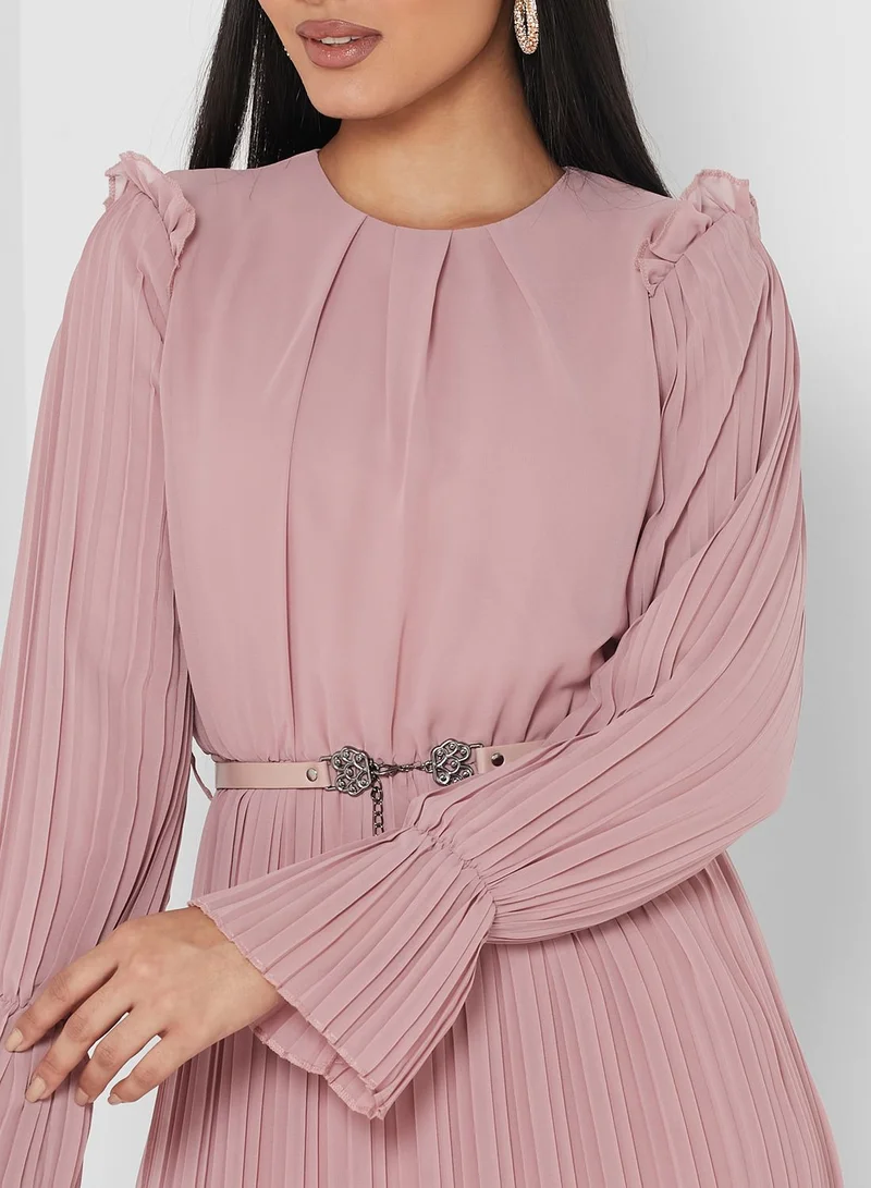 Khizana Pleated Dress