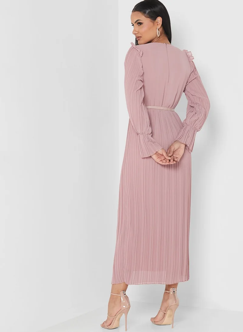 Khizana Pleated Dress