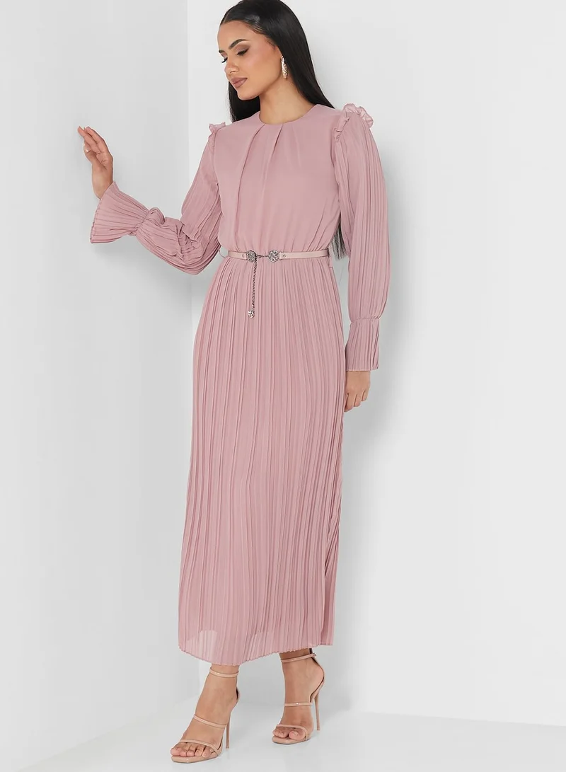 Khizana Pleated Dress