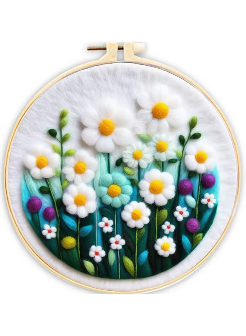 Wool needle felt painting kit - Image 1