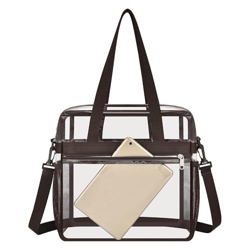 Oraben Clear Bag for Stadium Events 12x6x12 Clear Tote Bag for Wome Transparent Lunch Bag for Work Sports Concert - Image 3