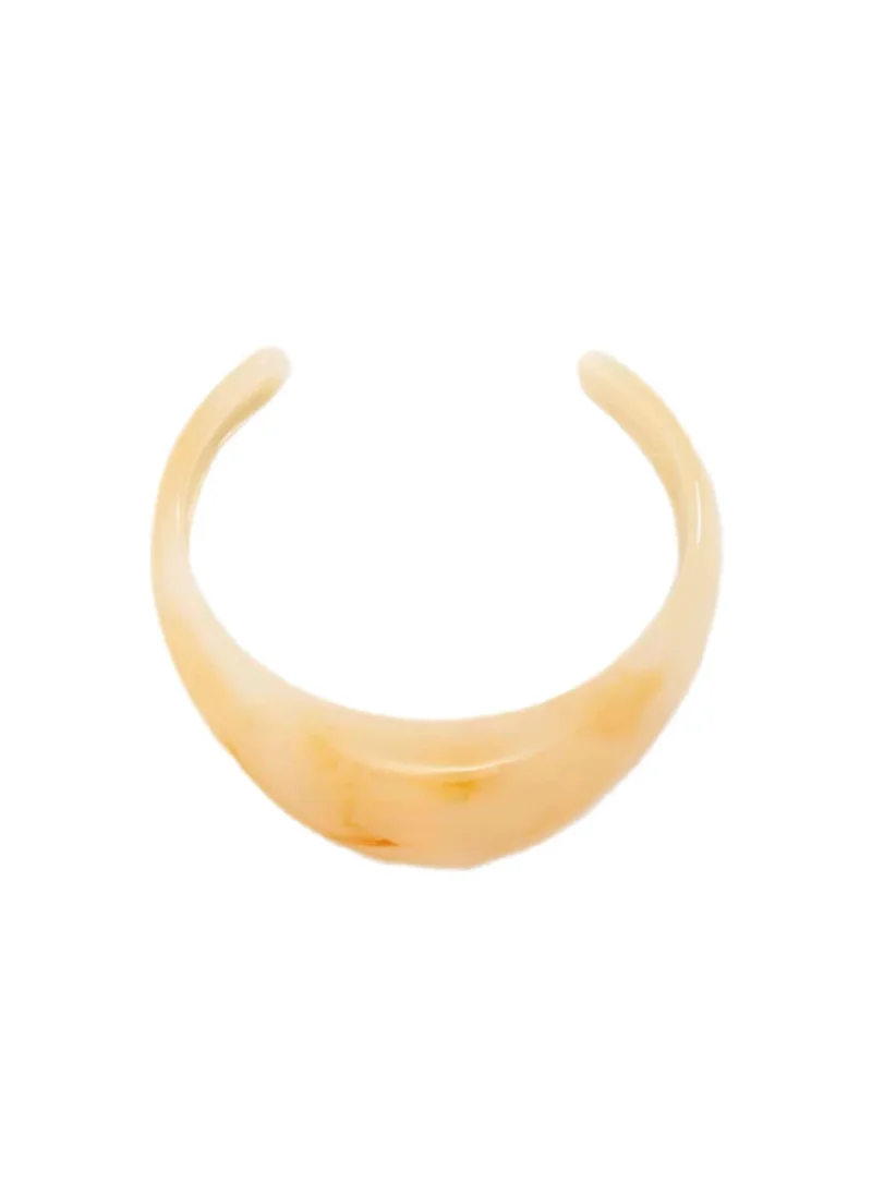AMIE Dubai  Bracelet plastic cuff beige for Women | Best Price UAE