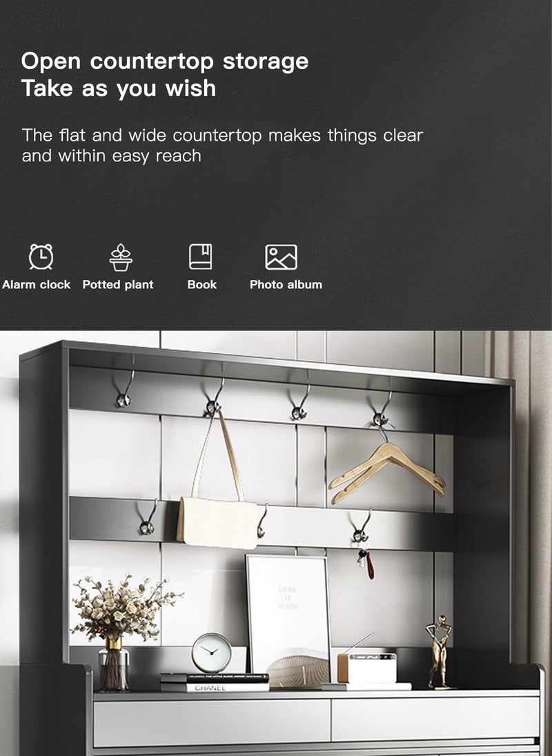 Sharpdo Modern Simple Household Large Capacity Entrance Shoe Cabinet Storage Cabinet - Image 4