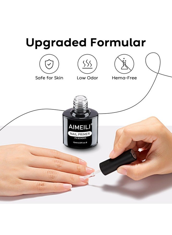 AIMEILI Nail Prep Bond Primer, U V LED Gel Foundation for Acrylic Powder and Builder Nail Gel - Image 5