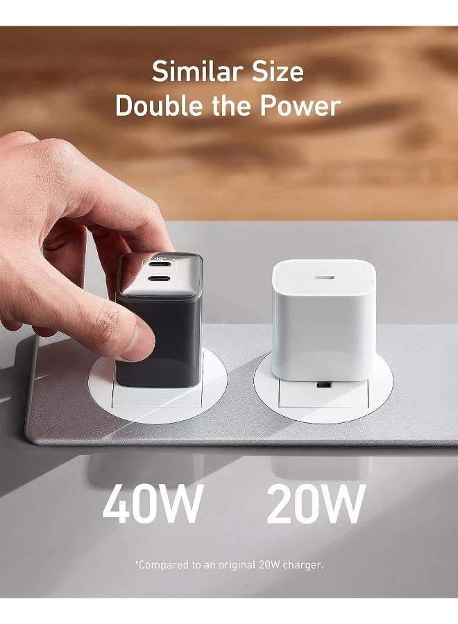 USB C 40W, 521 Charger (Nano Pro), PIQ 3.0 Durable Compact Fast Charger (Not Foldable) For iPhone 13/13 Mini/13 Pro/13 Pro Max/12, Galaxy, Pixel 4/3, iPad/iPad Mini (Cable Not Included) - Image 4