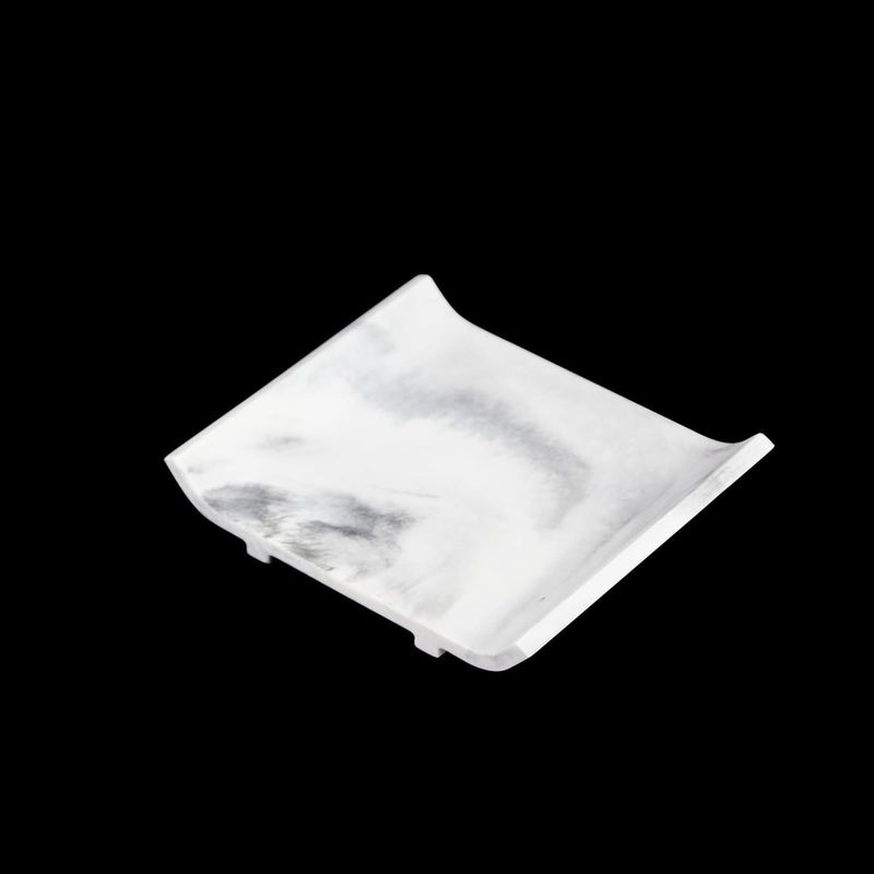 Kuber Industries Kuber Industries Premium 6 Pcs Polyresin Bathroom Accessories Set Soap Dish Tray Towel Tray Kettle Tray Amenity Box Moisture Resistant Kitchen Set Non Fragile Scratch Proof White Kit  - Image 4