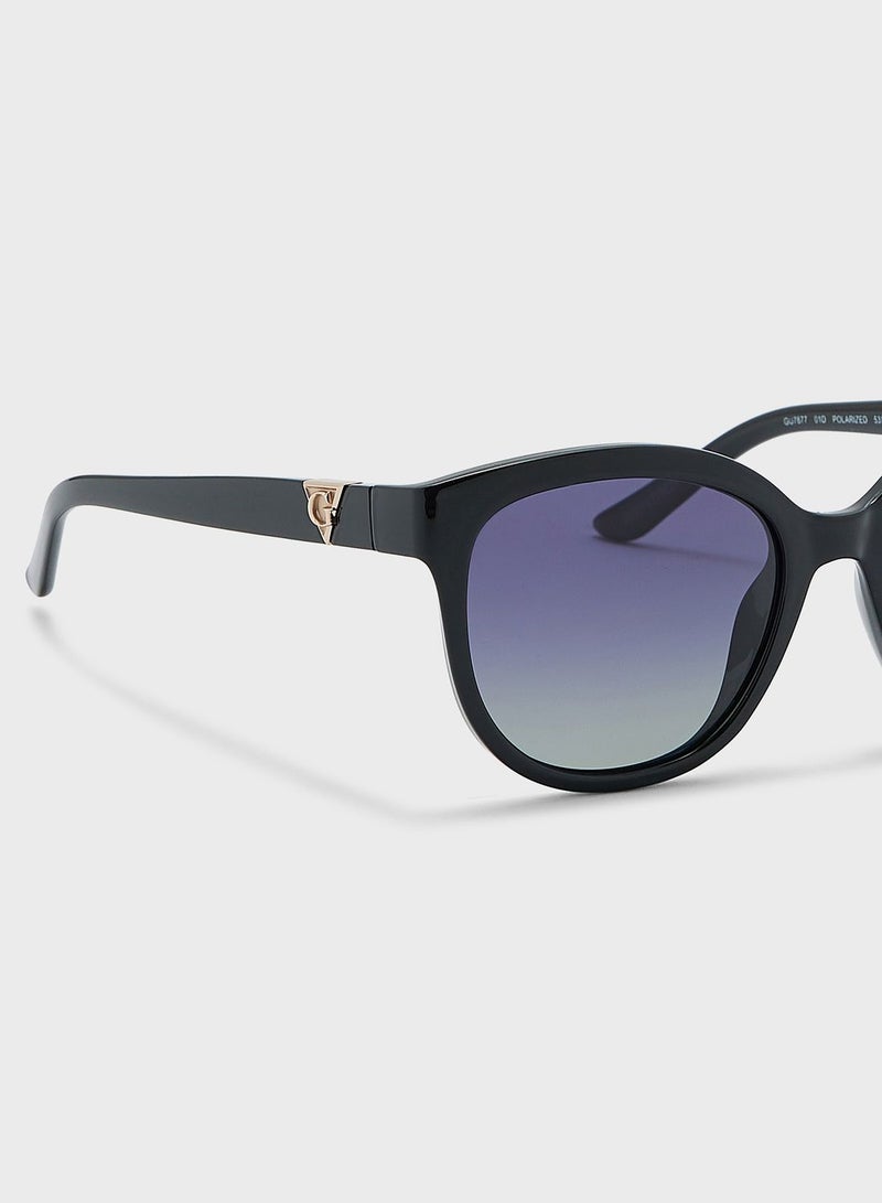 جس نظارة شمسية بإطار كامل وألوان متدرجة - Image 4