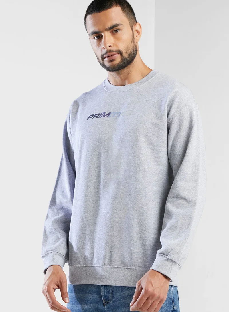 Primitive Primitive Slant Pullover