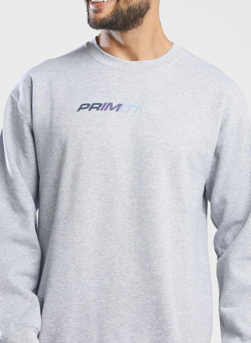 Primitive Primitive Slant Pullover