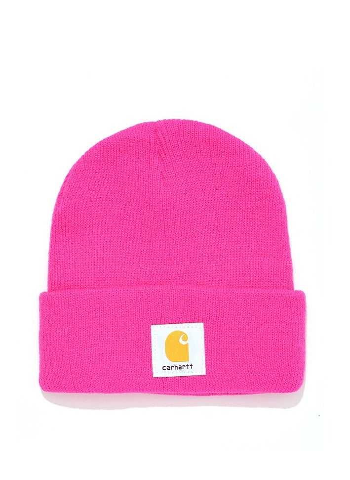 carhartt - Carhartt Knit Cuffed Beanie Rose red - Image 1