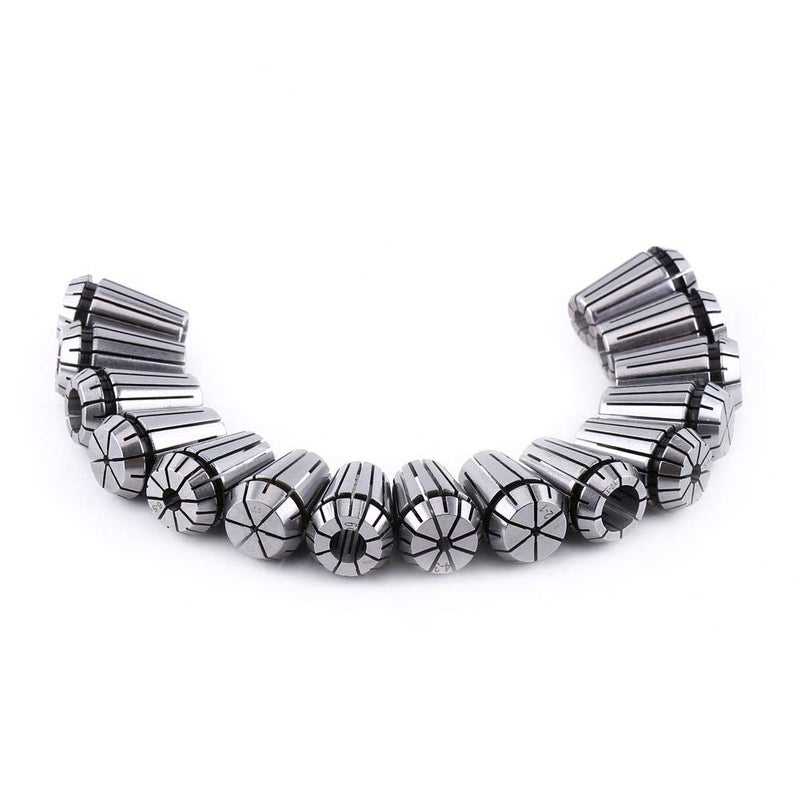 klarako Workholding Engraving Collet, 15pcs ER20 Spring Collet Set for CNC Engraving Machine and Milling Lathe Tool 1-13mm Universal Socket Wrench Collet Set - Image 3