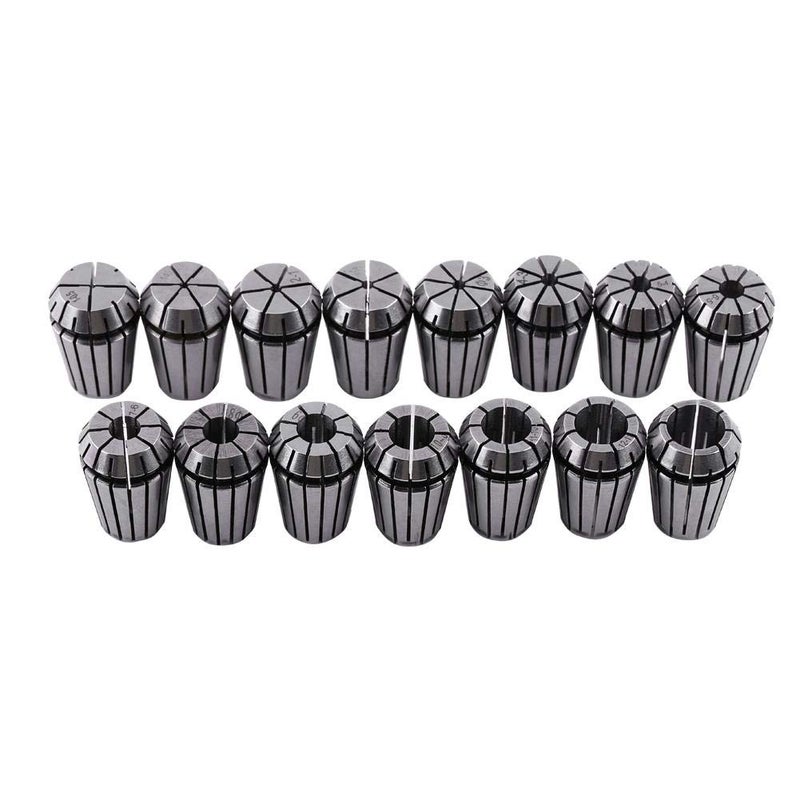 klarako Workholding Engraving Collet, 15pcs ER20 Spring Collet Set for CNC Engraving Machine and Milling Lathe Tool 1-13mm Universal Socket Wrench Collet Set - Image 5