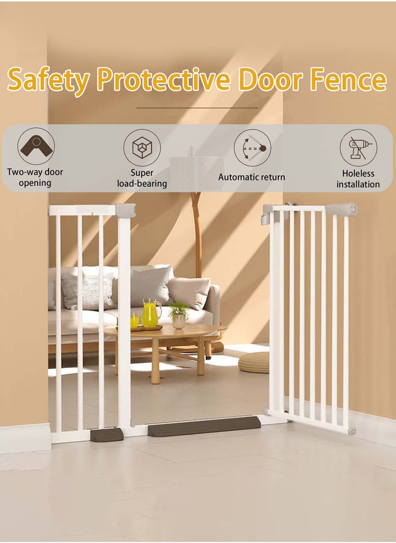 Sinyin Safety Gate Rail, Auto Close Safety Baby Gate, Stair Railing Pet Isolation Fence, Protective Fence, Adjustable Range 97-104cm, For Stairs, Doorways (Safety Railing + 21cm Extension Kit)  - Image 2