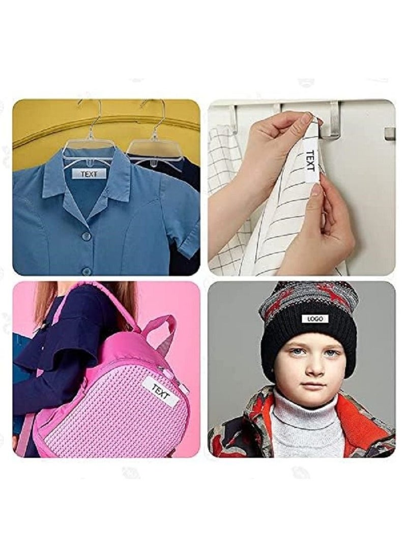 Premify - 54Pcs Name Labels No Iron Clothing Washable Labels 45 x 14mm - Image 1