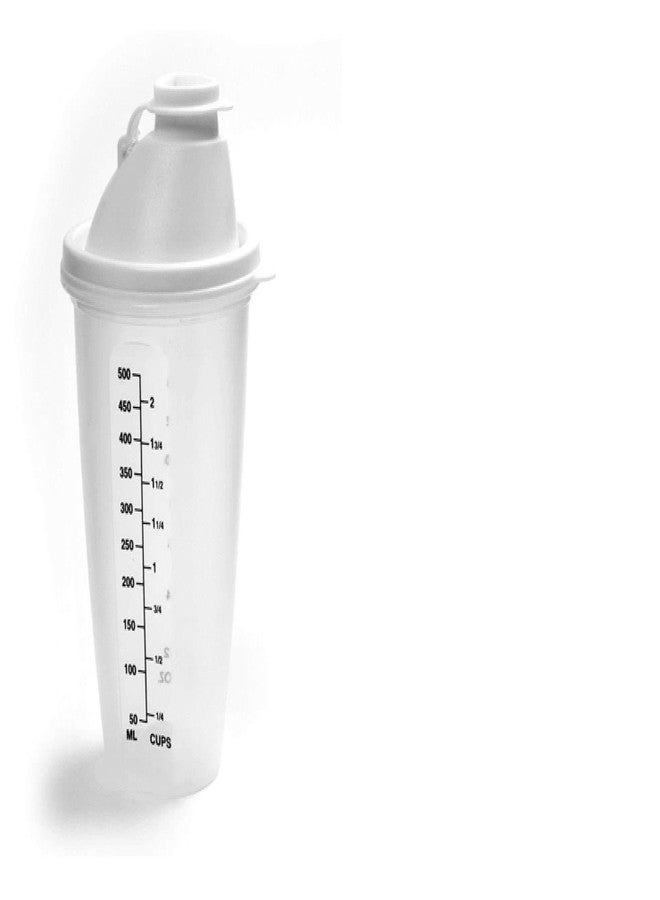 Norpro Salad Dressing Drink Sauce Shaker 2 Cup/500ml w/Mixing Blade (2-Pack) - Image 1