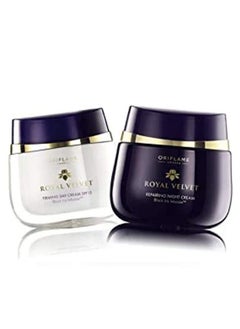 Oriflame Royal Velvet Royal Velvet Firming Day Cream Spf15 With Royal Velvet Royal Velvet Repairing Night Cream  - Image 1