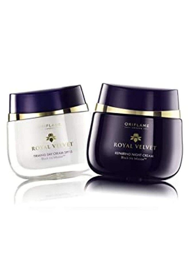 Oriflame Royal Velvet Royal Velvet Firming Day Cream Spf15 With Royal Velvet Royal Velvet Repairing Night Cream  - Image 1