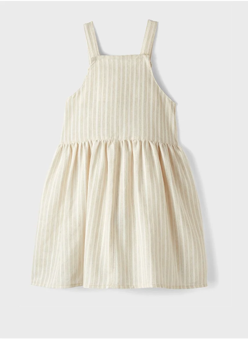 JUNE Kids Textured Bow Dress