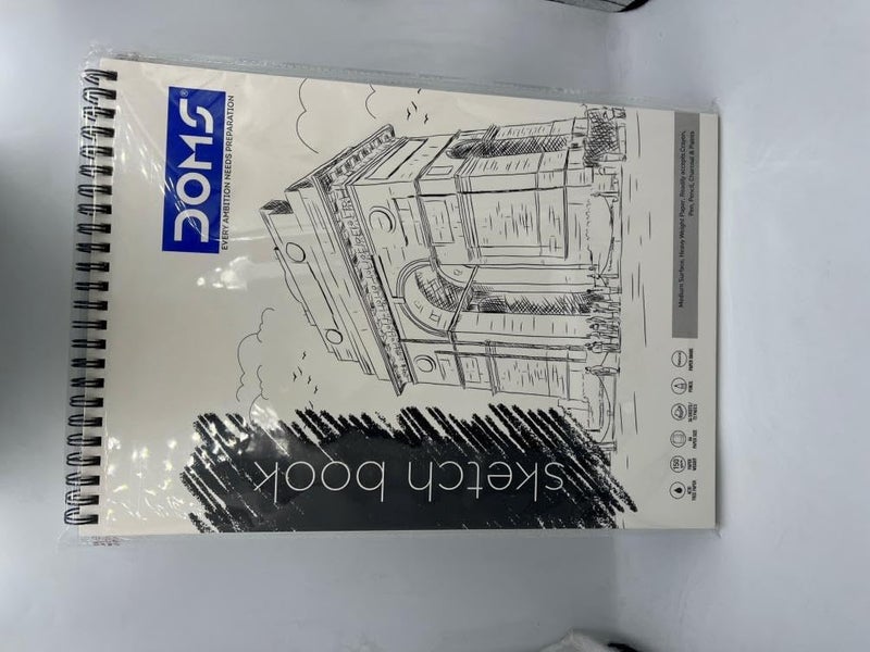 Doms Wiro 72 Pages Sketch Book, A5 Size