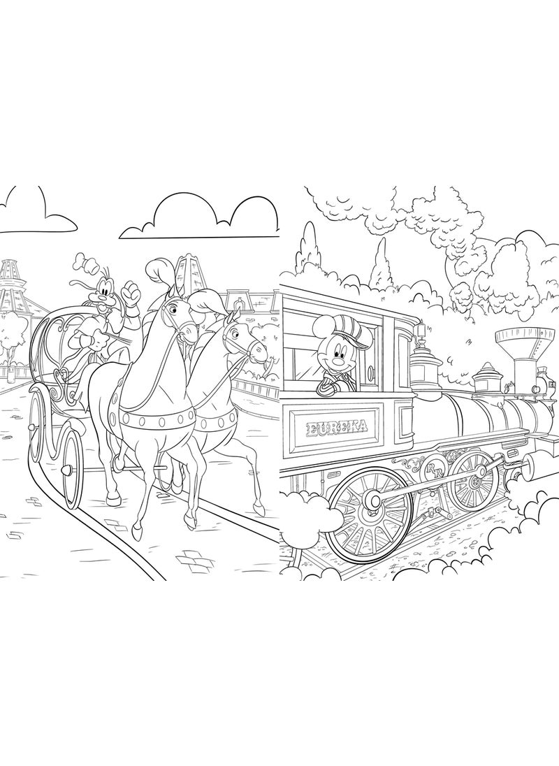 Disney: Disneyland Paris Colouring Book  - Image 3