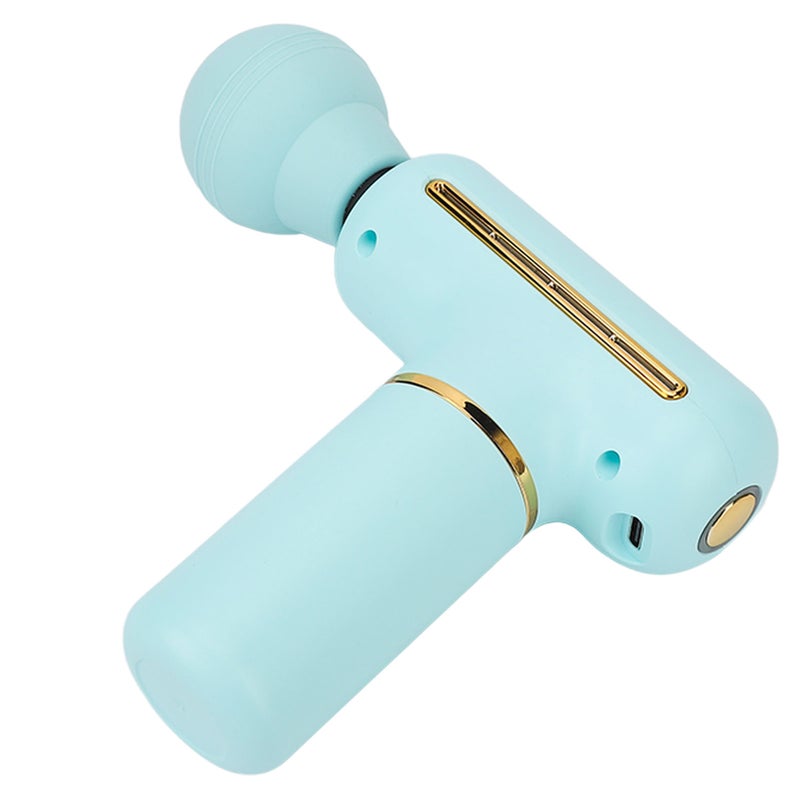Mini Muscle Percussion Massager Deep Relaxation Portable Handheld 4 Speed Vibration Body Massage Machine for Athletes Pink - Image 1