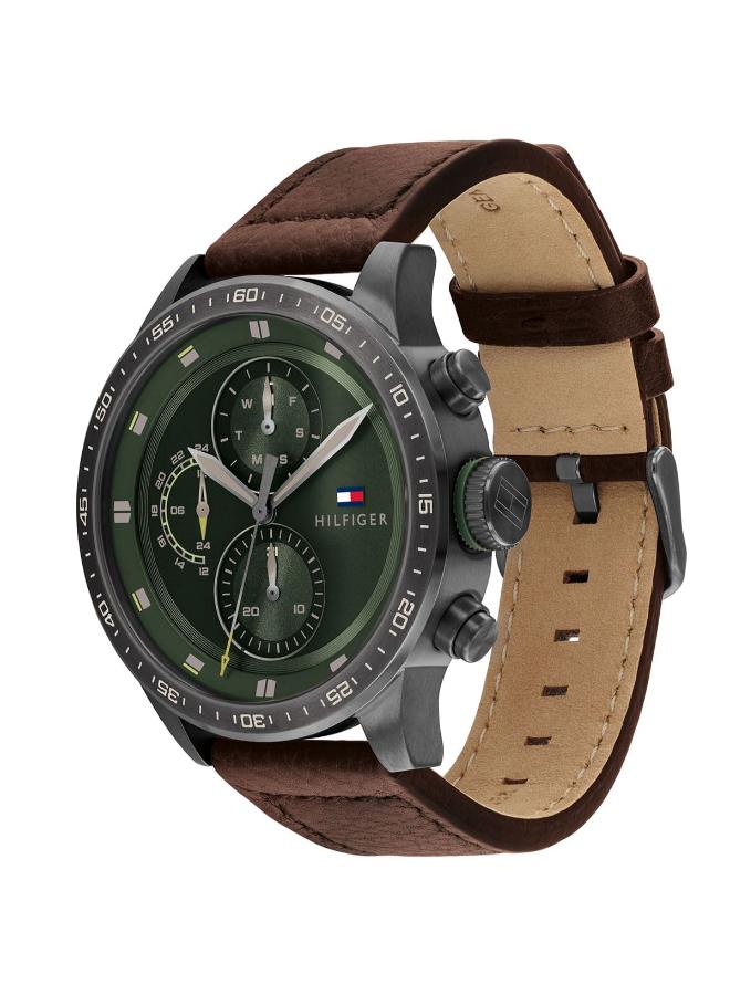 TOMMY HILFIGER Tommy Hilfiger Leather Chronograph Watch 1791809 + Tommy Wallet  - Image 2