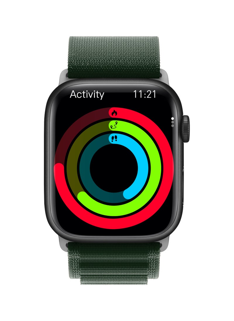 Magnifico2 Smart Watch with 2.1" display and Double Tap Enabled / Music Control /Heart Rate Monitor / Multiple Sports Mode /Sleep Analysis  / Voice Assistant - Black