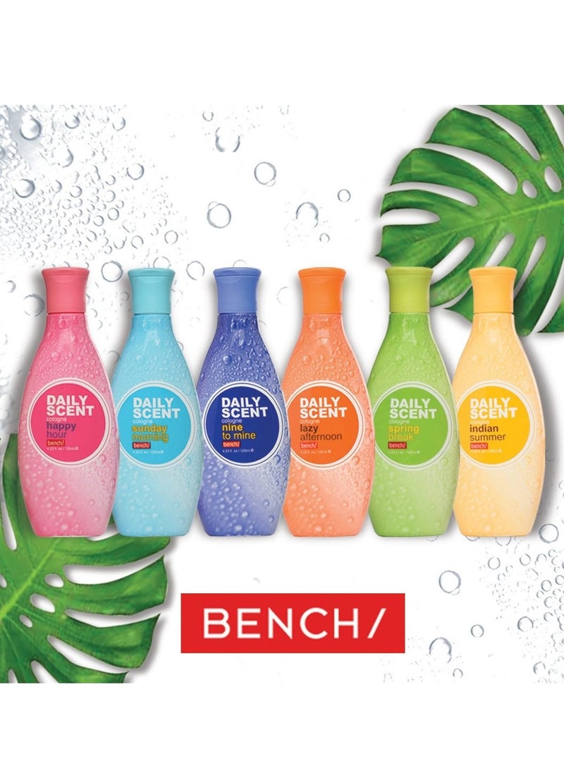 Bench - Filipino Bench Daily Scent Cologne Set of 4 With Premium Refreshing Attractive Aromatic fragrance Scent For A Touch Of Activity And Vitality Your Day Routine, 125 ml - Image 1