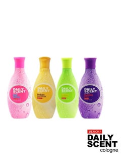 Filipino Bench Daily Scent Cologne Set of 4 With Premium Refreshing Attractive Aromatic fragrance Scent For A Touch Of Activity And Vitality Your Day Routine, 125 ml