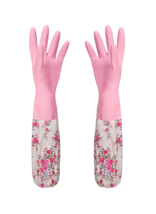Thickened Dishwashing Gloves Multicolour 52cm 