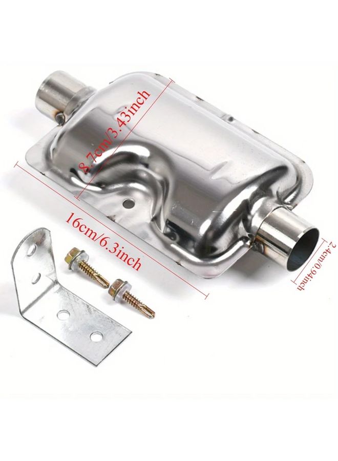 Professional RV Heater Exhaust Kit 23 62 Inch Pipe Flexible Hose Dual Clamps - Image 3