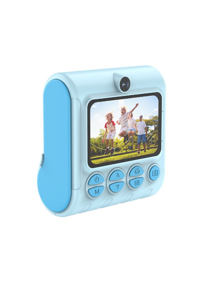 LK-001 Children's Fillet Print Digital Camera HD SLR Dual Lens Camera Shooting Camera-Color:Purple (32G Memory Card Reader)  - Image 4