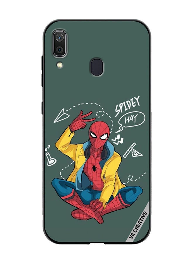 VR CREATIVE Protective Case Cover For Samsung Galaxy A30 Spiderman Design Multicolour - Image 1