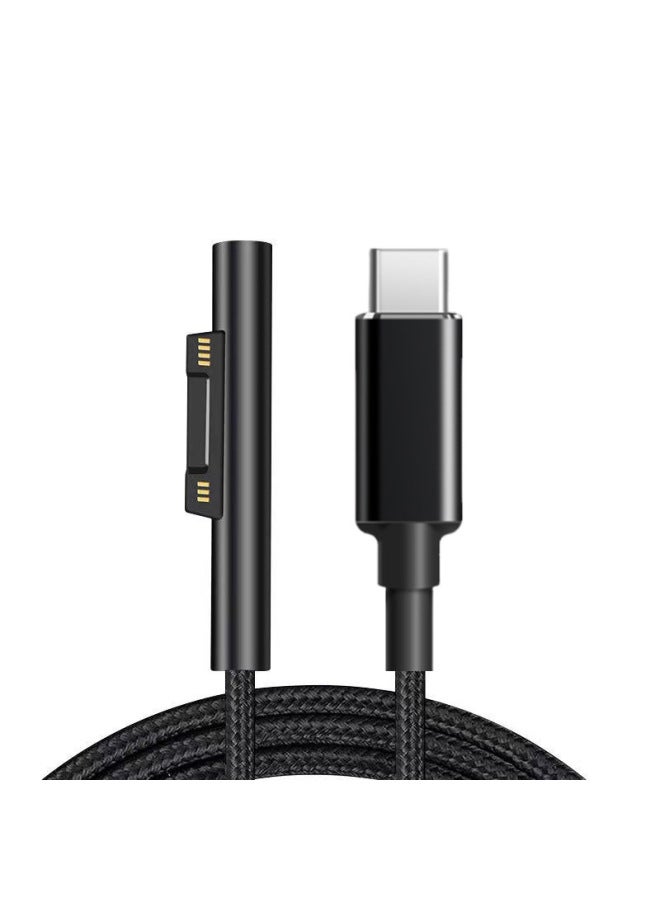 Type-C For Microsoft Magnetic PD Decoy Charging Line Surface RT RT2 Pro2 12V2A/3.6A-Color:Microsoft 3/4/5/6 Universal 15V 2 M