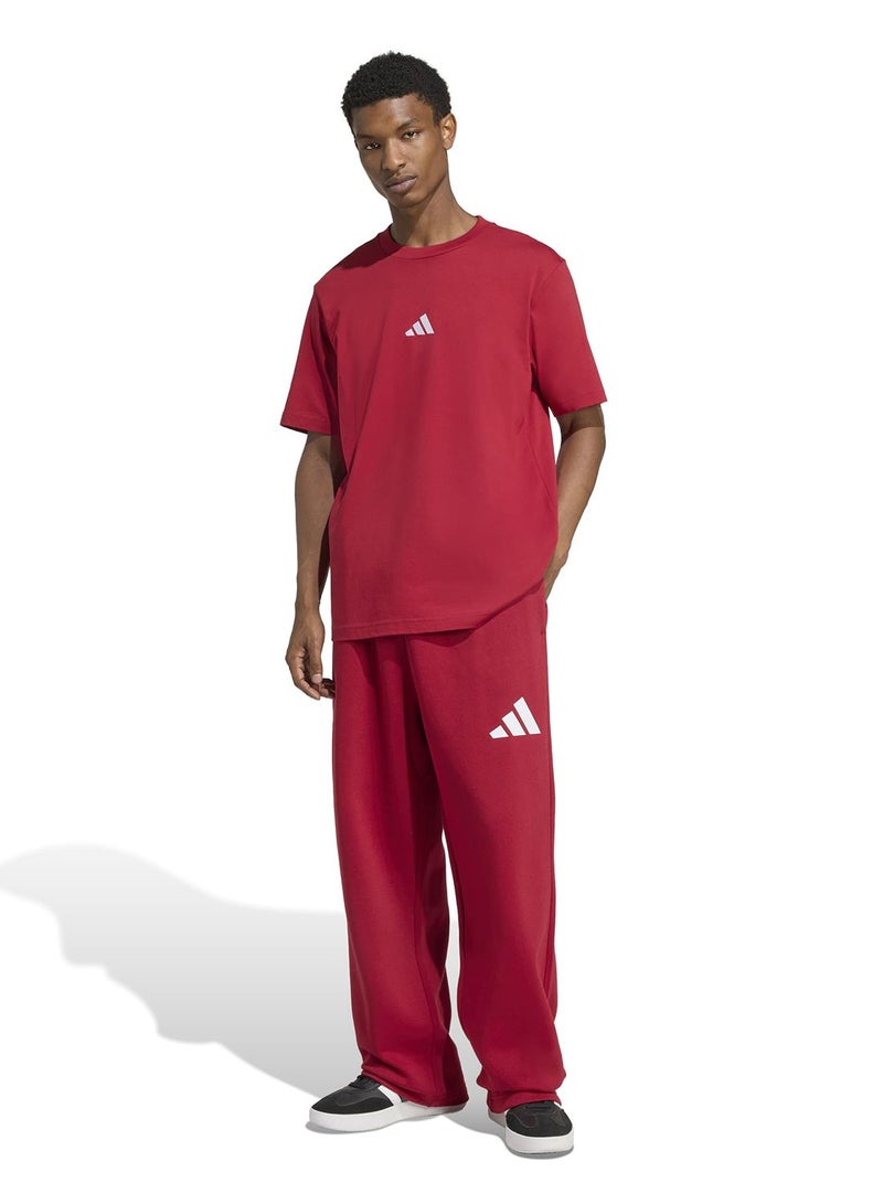 Adidas Essentials Small Logo Single Jersey T-Shirt - Image 5