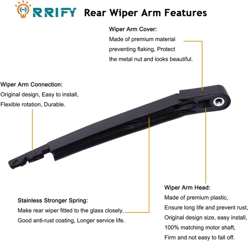 ORRIFY Rear Windshield Wiper Arm Blade for Ford and Lincoln - Image 3