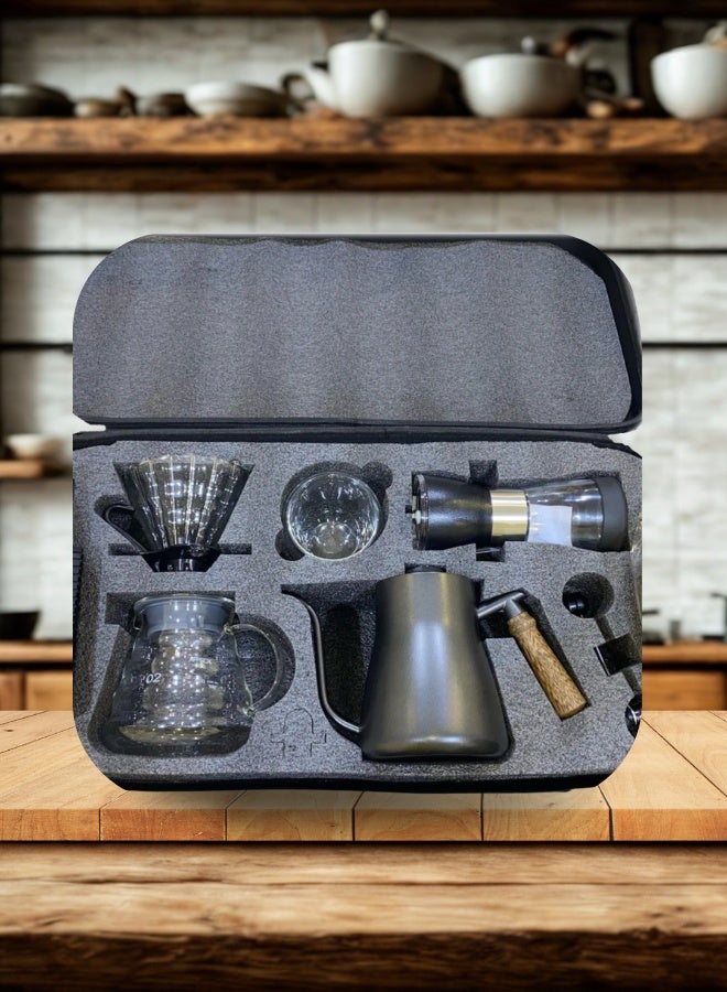 Specialty Pour-Over Coffee Set – Professional Tools in an Elegant Case - Image 1