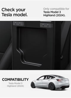 Spigen One-Tap Hidden Storage Box (Carbon Edition) for Tesla Model 3 2024 Refresh Center Console Organizer Armrest  - Image 2