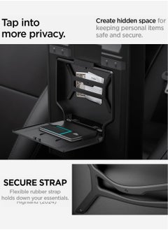 Spigen One-Tap Hidden Storage Box (Carbon Edition) for Tesla Model 3 2024 Refresh Center Console Organizer Armrest  - Image 3