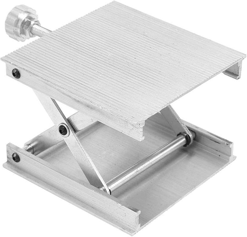 Lab Jack Stand Adjustable Lifting Platform 50mm Travel for Science Experiments - Image 2