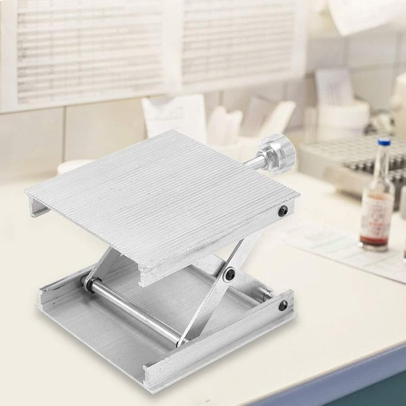 Lab Jack Stand Adjustable Lifting Platform 50mm Travel for Science Experiments - Image 4